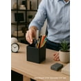 thumbnail image 3 of Serene Spaces Living Set of 6 Black Vases, Measures 5" T & 5.75" Cube, 3 of 4