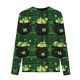 thumbnail image 4 of Blusas y camisas de manga larga con cuello redondo y estampado de San Patricio para niños, blusa informal de manga larga con cuello redondo, blusa de poliéster para niñas, 4 of 4