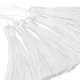 thumbnail image 4 of Uxcell 45Pcs Mini Silky Bookmark Tassels, Handmade Soft Floss Craft Tassels with Cord Loop, White, 4 of 6