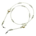 thumbnail image 3 of Acrylic Beads Eyeglass Cord Sunglass Neck Strap Eyewear Retainer Rope Holder - White, 3 of 7