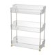 thumbnail image 3 of Organizador de encimera de baño, soporte para cosméticos, estante multiusos, organizador de maquillaje para tocador, lápiz labial, mostrador de baño 3 niveles, 3 of 7
