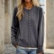 thumbnail image 1 of HongQid Women's Long Sleeve Button Down Vee Neck Classic Sweater Knit Cardigan, 1 of 3