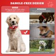 thumbnail image 4 of LAICAIW Collier pour Chien AirTag, [Taille Rouge G] Collier pour Chien Apple Réfléchissant AirTag, Collier pour Chien AirTag Épais, Support de Collier pour Chien AirTag Intégré pour Petits Moyens Grands Chiens, 4 of 7