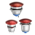 Momentary Push Button Switch,Mushroom Cap NO ON&Off Waterproof