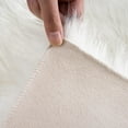 thumbnail image 4 of Latepis 2x6 Rug Runner, Faux Fur Sheepskin Rug for Living Room, Fluffy Washable Rug for Bedroom, Nursery Room, Luxury Room Decor, White Fur Rug, Rectangle, 4 of 7
