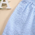 thumbnail image 6 of NIEWTR Toddler Boy Cotton Shorts Soft Comfortable Shorts with Elastic Waist for Fall Casual Wear(Sky Blue,12-18 Months), 6 of 9