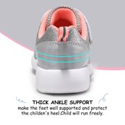 HARVEST LAND Girls Glitter Sneakers Slip-on Athletic Tennis Shoes for Boys Toddler Little/Big Kids