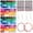 2 Set, variant on FVKRNYZ 1977Pcs Pony Beads Kit for Bracelet Making 64 Colors 9mm Kandi Beads Set Plastic Pony Beads Bulk with 375pcs Letter Beads Elastic String DIY Bracelets Jewelry Beads