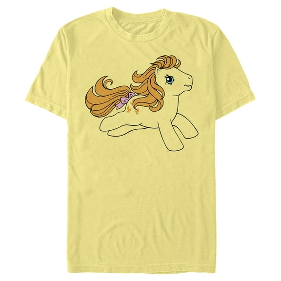 Men's My Little Pony Butterscotch Cutie Mark Graphic Tee Banana Medium