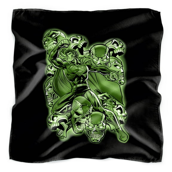 Superman Metallo Mayhem Bandana (21 in x 21 in)