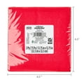 thumbnail image 6 of 6.5" x 6.5" Disposable Red Paper Napkins, 75 Count, by Way To Celebrate, 6 of 6