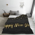 thumbnail image 5 of Fuzoiu Happy New Year Print Ultra-Soft Micro Fleece Blanket,All Seasons Flannel Throw, Lightweight Blanket for Bed, Sofa, Couch, Movie Night, Camping, and Travel-80"x60", 5 of 7