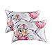 thumbnail image 3 of MR&HM Satin Pillowcase for Hair and Skin, Silk Satin Pillowcase 2 Pack, Queen Size Pillow Cases Set of 2, Silky Pillow Cover with Envelope Closure (20x30, Pattern8), 3 of 4