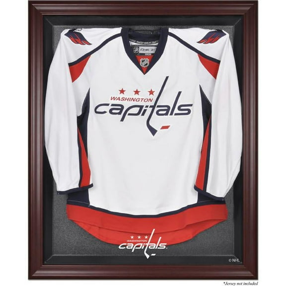 Mounted Memories NHL Jersey Display Case - Washington Capitals - Mahogany