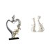 thumbnail image 1 of Estatua de pareja,Figura de pareja besándose,regalo de boda moderno,Figura de gato,Esculturas de pareja de gatos Figura de gato decorativa,Esculturas divertidas de pareja de gatos Estatuas de, 1 of 8