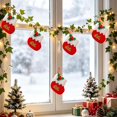 thumbnail image 6 of AOMXGD 2 Pack Mini Christmas Stocking Ornaments, Plastic Hanging Decor for Xmas Tree Mantel Holiday Party Decor, 2 Count, 6 of 6