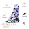 thumbnail image 3 of Kll Butterflies Microfiber Beach Towel Fast Drying,Extra Large 31.5"X63" Sand Free Beach Towel Super Lightweight Towels, 3 of 8