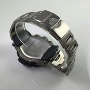 Casio Mens PRO TREK Atomic Solar Triple Sensor Watch, Titanium Band