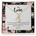 thumbnail image 2 of To My Girlfriend With You Alluring Ribbon Necklace Message Card, 2 of 7