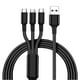 thumbnail image 1 of Cable Trenzado De Nailon Duradero Con Carga Rápida Usb, Compatible Con Smartphones, Tabletas Y Más., 1 of 4