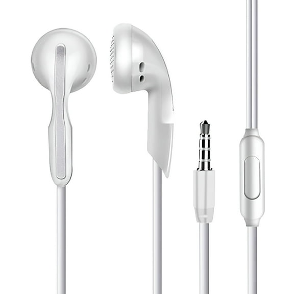 GJX 3.5mm Jack Wired Earbuds, Earphones In Ear Headphones, Powerful Bass, Stereo, For Smartphones, Laptops, MP3, Gaming