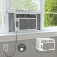 thumbnail image 2 of Durastar 8000 BTU 115V Window Air Conditioner with 3500 BTU Supplemental Heating and Remote Control DRWHC081XNA1, 2 of 7