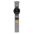 thumbnail image 3 of Compatible with 26mm watch strap for Garmin Fenix 8 51mm / 7X / 6X / 5X, quick release nylon magic strap - Gray, 3 of 5