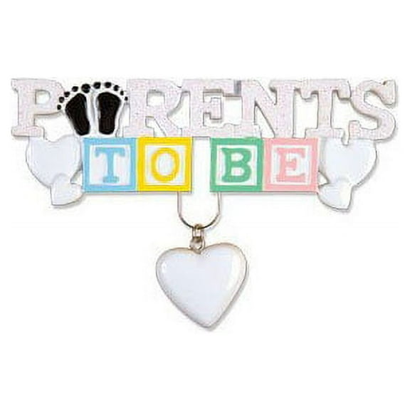Parents To Be Personalized Christmas Ornament DO-IT-YOURSELF
