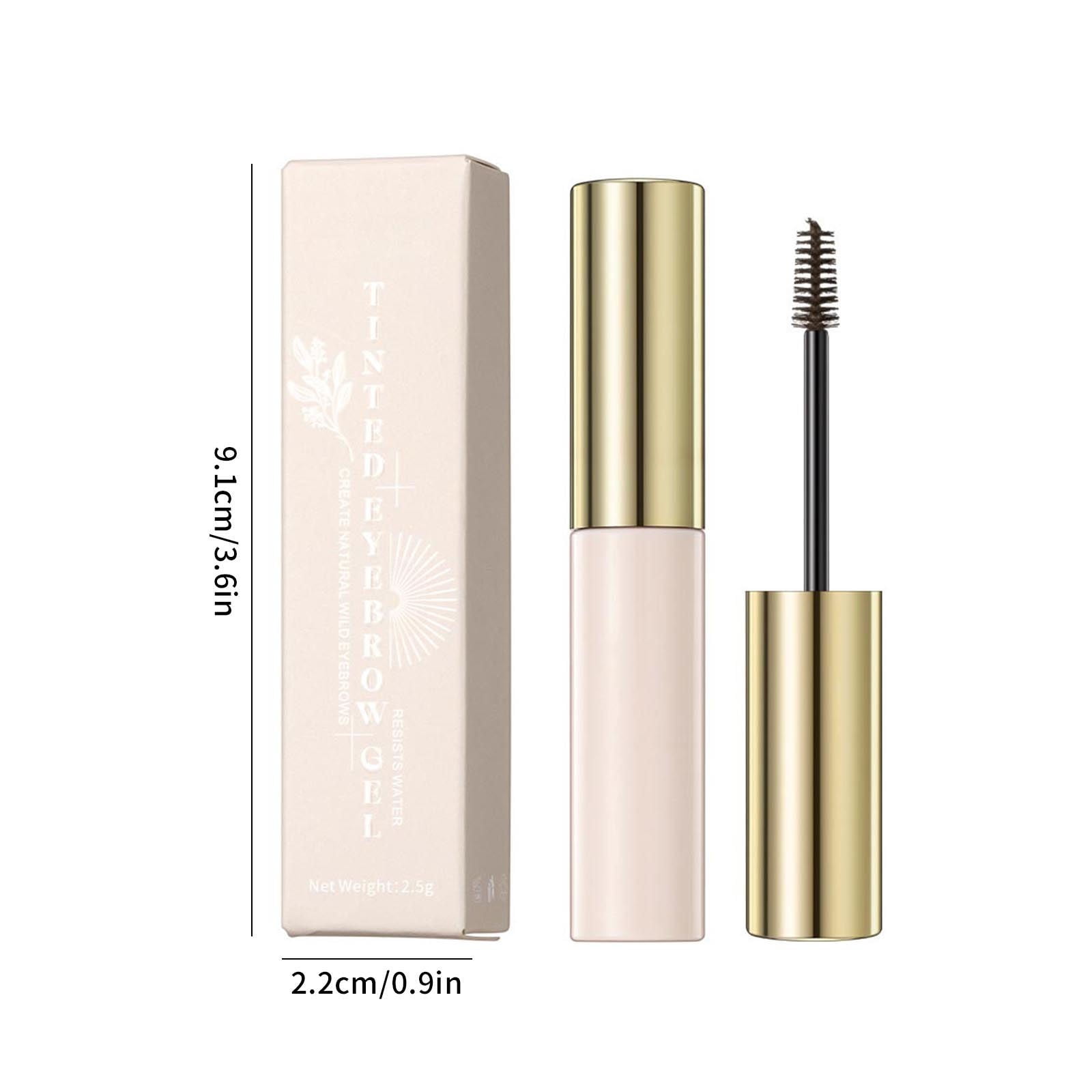 Lower Lash Mascara with Ultra-Fine Brush - Lengthening & Voluminous Lashes, Smudge-Proof Waterproof Eyelash Mascara, Quick-Drying Dense Eyebrow Dye, Non-Clumping, Holding Makeup, Natural Look 1 PC*1