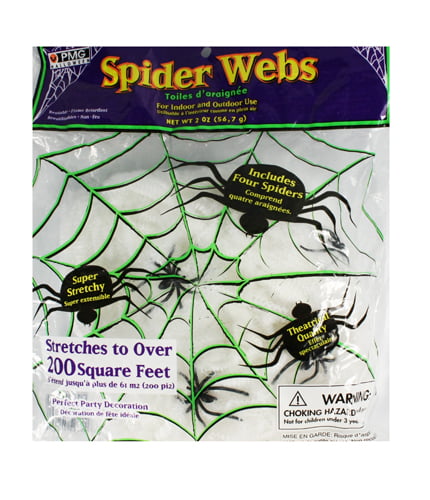 and 12Black 3D Bats Osugin 1000 sqft Halloween Spider Web with 30 Fake Spiders 