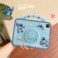 thumbnail image 3 of Cartoon Cute Animal Kids  Tablet Case For iPad Mini 1 2 3 4 5 6 7 Air 11 6 Pro 10.2 10.9 inch iPad Air 11inch M3 (2025) Silicone Stitch Rotate Bracket Tablet Cover, 3 of 5