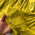 thumbnail image 3 of HOXZODT Women’s High Waist Tiered Maxi Skirt Casual Long Skirt with Belt, Dark Green, 3 of 7