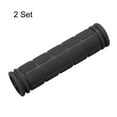 thumbnail image 3 of Uxcell 4pcs Bike Handlebar Grips Non-Slip Rubber Mushroom Grips Fit 7/8" Bars, Black, 3 of 6