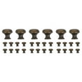 thumbnail image 6 of Hemoton 36 pcs  Retro Zinc Alloy Cabinet Knobs Single Hole Furniture Handles Accessory For Kitchen Cabinets Bedroom Dressers And More Home Decor Needs, 6 of 8