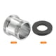 thumbnail image 3 of Adaptador de grifo macho a macho Uxcell, accesorio de aireador cromado para filtro de agua de manguera de jardín 1, 3 of 4