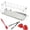 B, variant on Metal Chicken Drumstick Rack, Chicken Leg Rack For Grill, 14 Slots Stainless Steel Chicken Drumstick Holder, Chicken Wing Rack, Chicken Lollipop Rack For Oven, BBQ (A)