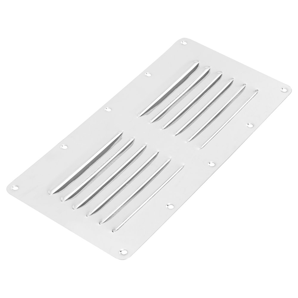 230x115mm Rectangle Marine Boat Louvered Ventilation Vent 316 Stainless