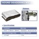 thumbnail image 2 of 394mil 10mm 4.31sqft Car Sound Deadening Mat Glassfiber Heat Shield Material Damping Universal for Hood Fender and Boat Engine Cover 39.37"x15.75", 2 of 7