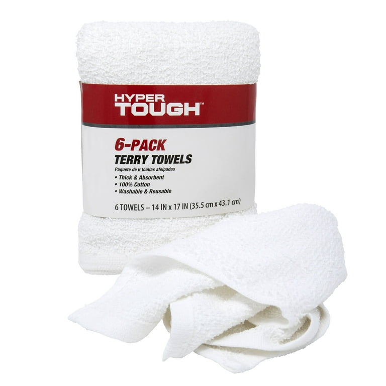 Mini Hand Towel 17x20 | White 100% Cotton Terry | Wholesale