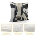 thumbnail image 4 of Soft Pillowcases King Black White Cow Decorative Bed Pillow Sham Rectangle Cushion Cover for Sofa Couch Zipper Closure, 4 of 5