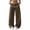 Solid, variant on Womens High Waist Wide Leg Pants Front Seam Casual Trousers