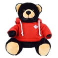 thumbnail image 1 of Canada 1 Count Black, Red, White Plush Bear, 8.75in, Adult, Decoration, Canada Day, Way To Celebrate, 1 of 6