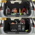 thumbnail image 3 of CLESOO Car Trunk Organizer, 57L Collapsible Organizer Multi Compartment with Lid, Black, 3 of 8