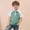 Army Green, variant on Striped Short Sleeve Polo Shirt for Boys Collared Preppy School Uniform Top Summer Golf Classroom Weekend Casual Wear Picture Day Outfit Travel Look