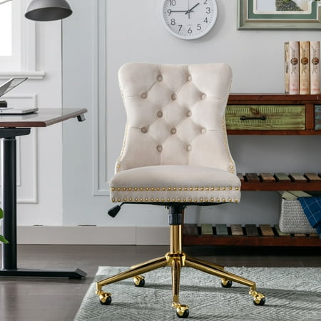 velvet upholstered swivel chair adjustable product