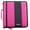 Magenta, variant on Case-It The Classic Zipper Binder - 2 Inch O-Rings - Multiple Pockets - 350 Sheet Capacity - Comes with Shoulder Strap - Magenta D-251