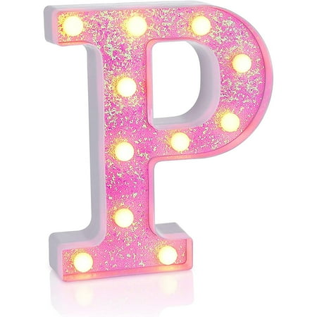 

Pink letter light with flashing proposal romantic confession modeling light wedding night light arrangement light(P)