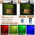 thumbnail image 5 of Costway Fireplace TV Stand w/ Led Lights & 18" Electric Fireplace for Tvs up to 50" Black, 5 of 10