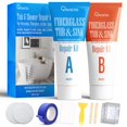 thumbnail image 1 of Kit de reparación de bañeras Ankita White para esmalte, fibra de vidrio y acrílico, 1 of 7