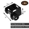 thumbnail image 2 of DC Cargo Mall Four Weld-On Winches for Flatbed Trailer | Heavy Duty Standard Tie-Down Winches, 2 of 7